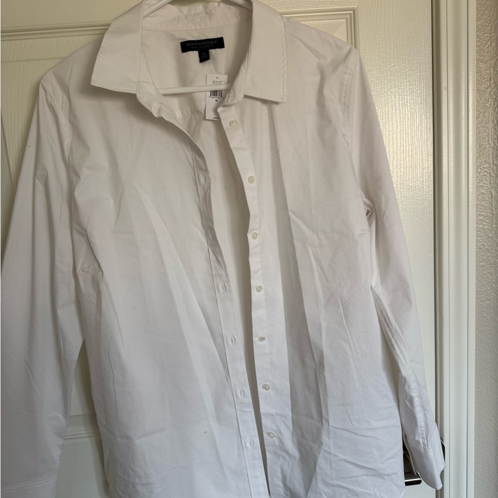 White Button-Up Shirt